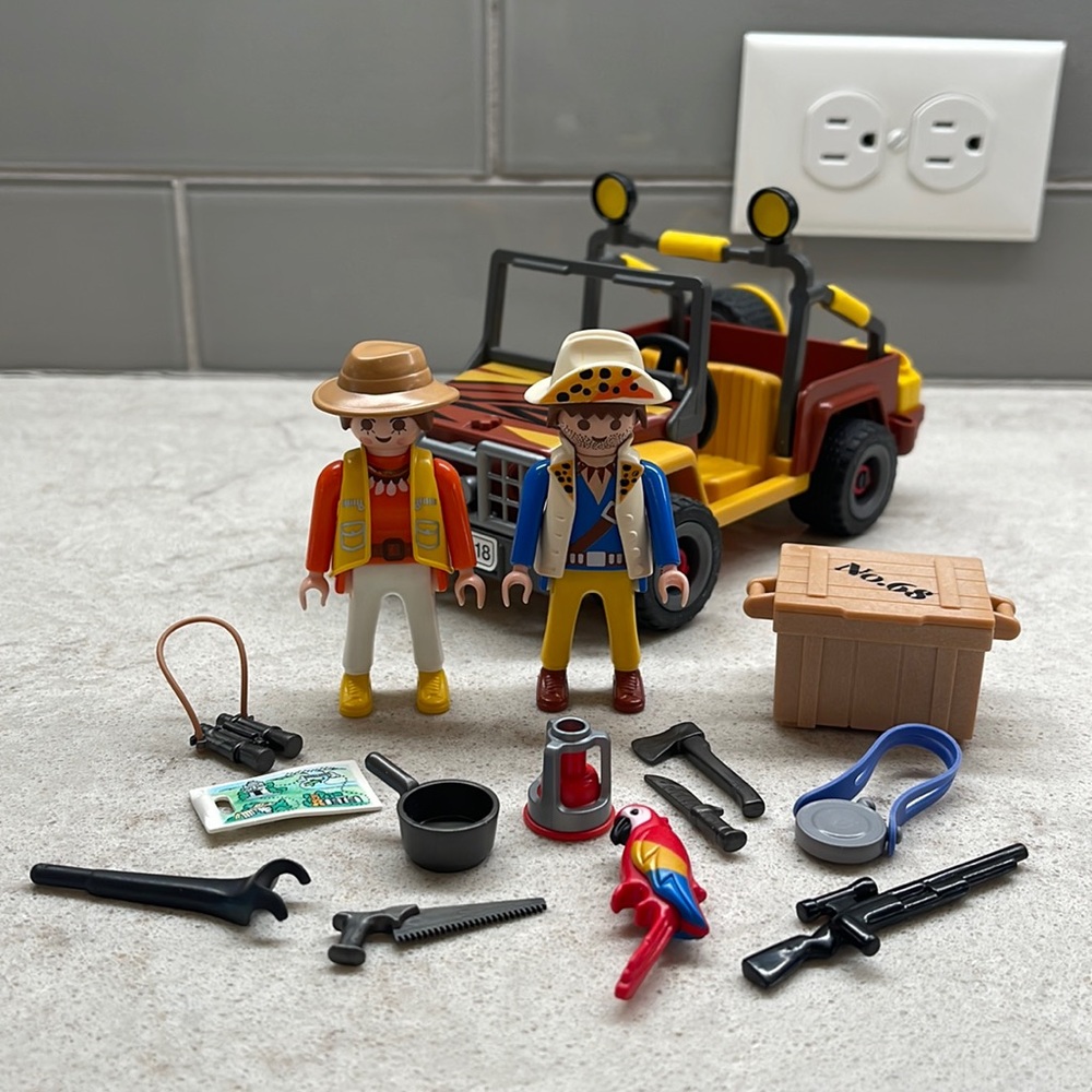 PLAYMOBIL SET 3018 JUNGLE EXPEDITION SAFARI